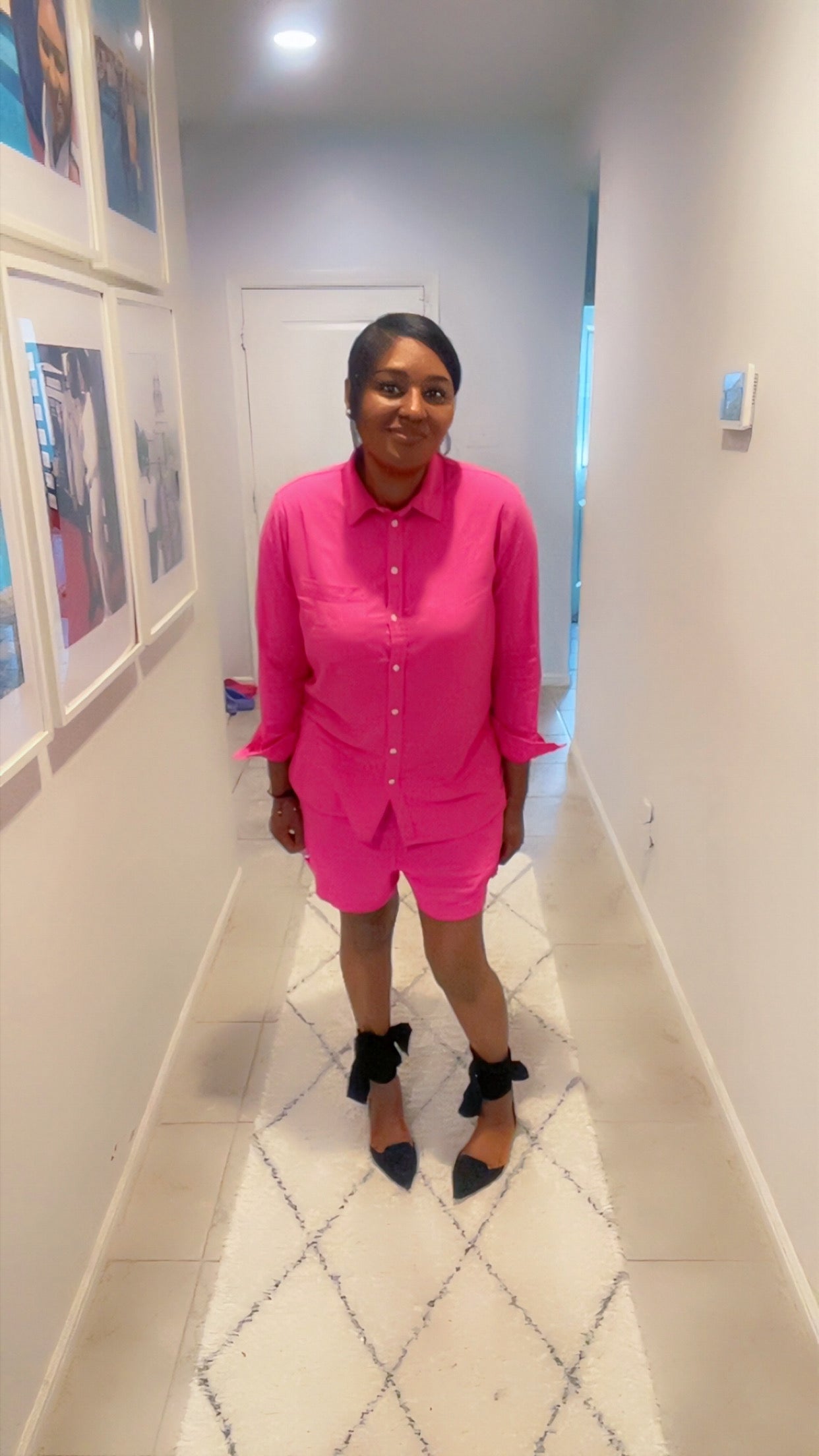 The Perfect Summer Set – Soft Linen Shirt & Shorts (Breathable & Chic)